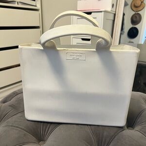 Kate Spade Rubber White Tote